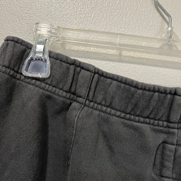 Aerie Slate Gray Cropped Sweat Pants Size M Lounge Cozy Soft Joggers Minimal - Picture 5 of 7